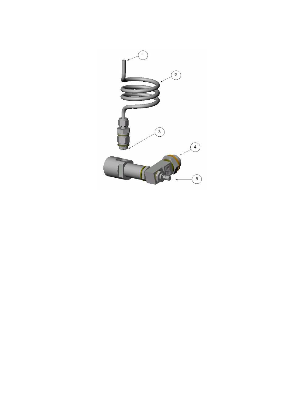 Figure 23, Alternative assembly of dsc74c for tight spaces | Vaisala DM70 User Manual | Page 53 / 93
