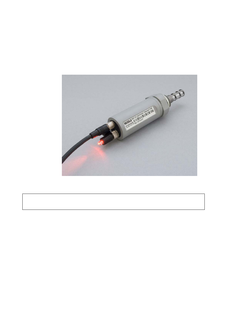 Led indicator plug (optional) | Vaisala DMT132 User Manual | Page 14 / 74