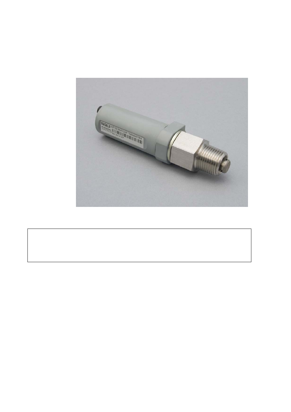 Npt adapter (optional) | Vaisala DMT132 User Manual | Page 16 / 74