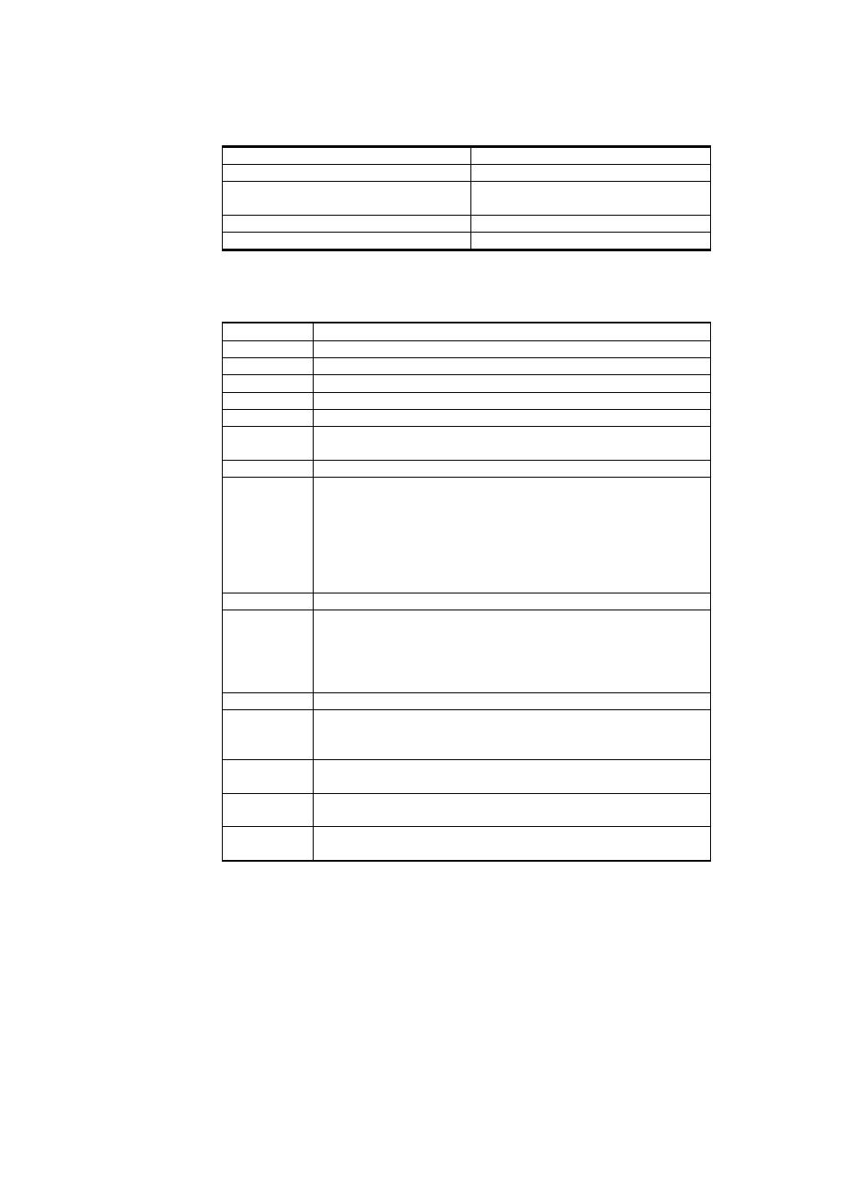 Table 8, Form command parameters, Table 9 | Form command modifiers, Table 8 form command parameters, Table 9 form command modifiers | Vaisala DMT143 User Manual | Page 50 / 76