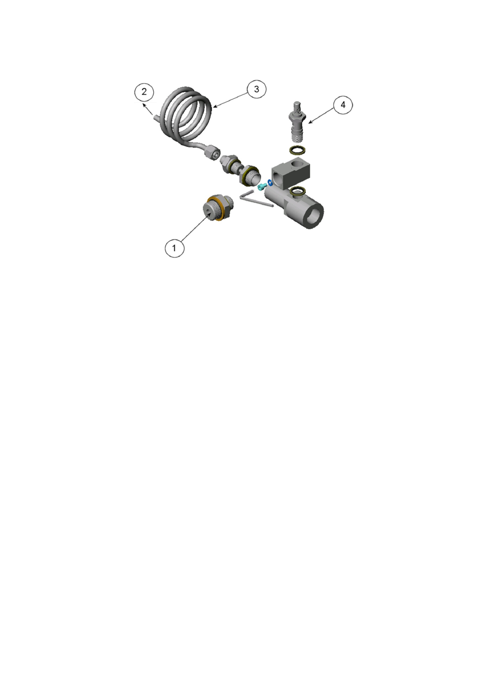 Figure 16, Default assembly of dsc74c | Vaisala DMT152 User Manual | Page 30 / 70