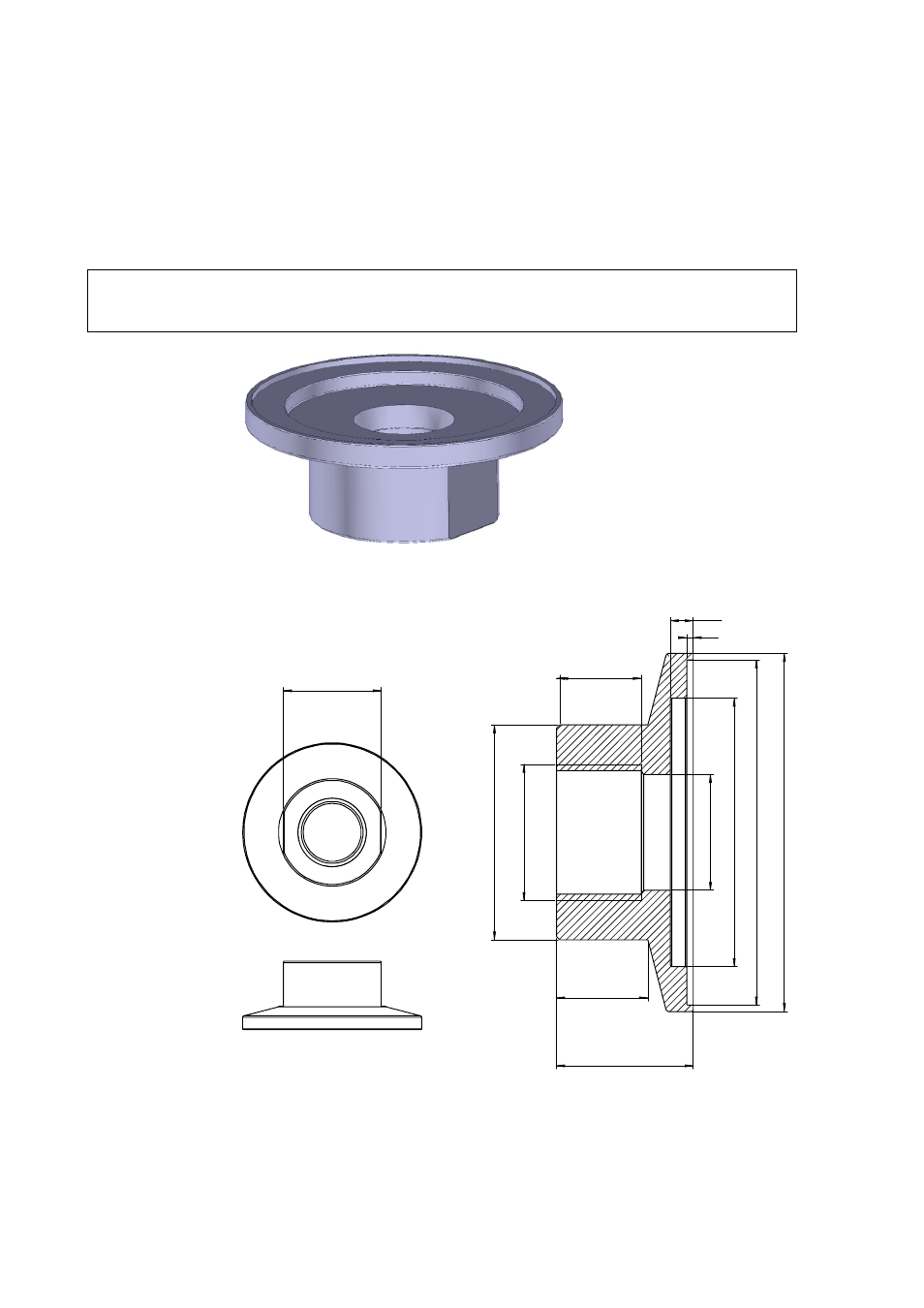 Nw40 mounting flange, Figure 18, Figure 19 | Nw40 mounting flange dimensions | Vaisala DMT152 User Manual | Page 32 / 70