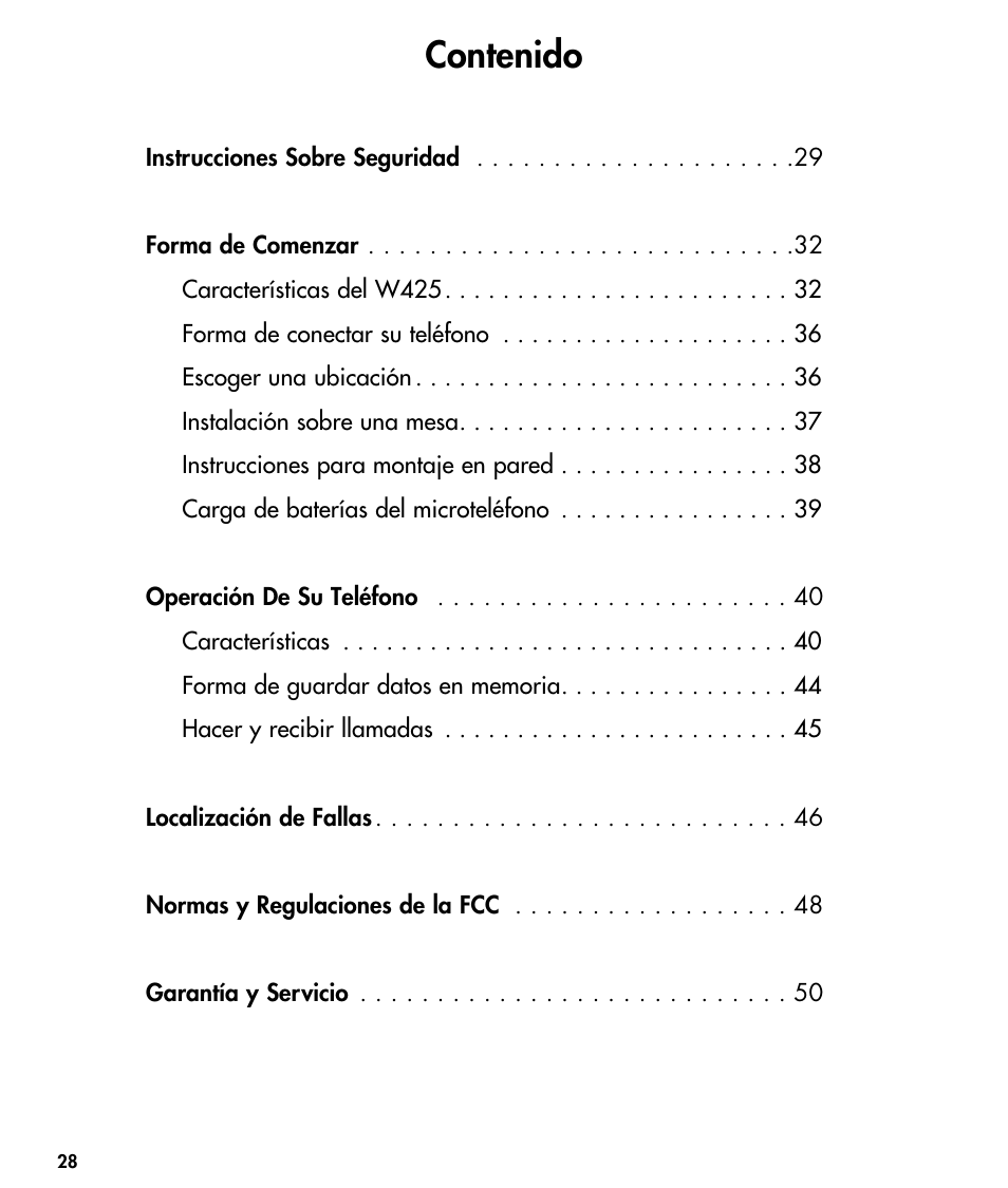 Ameriphone W425 User Manual | Page 29 / 78