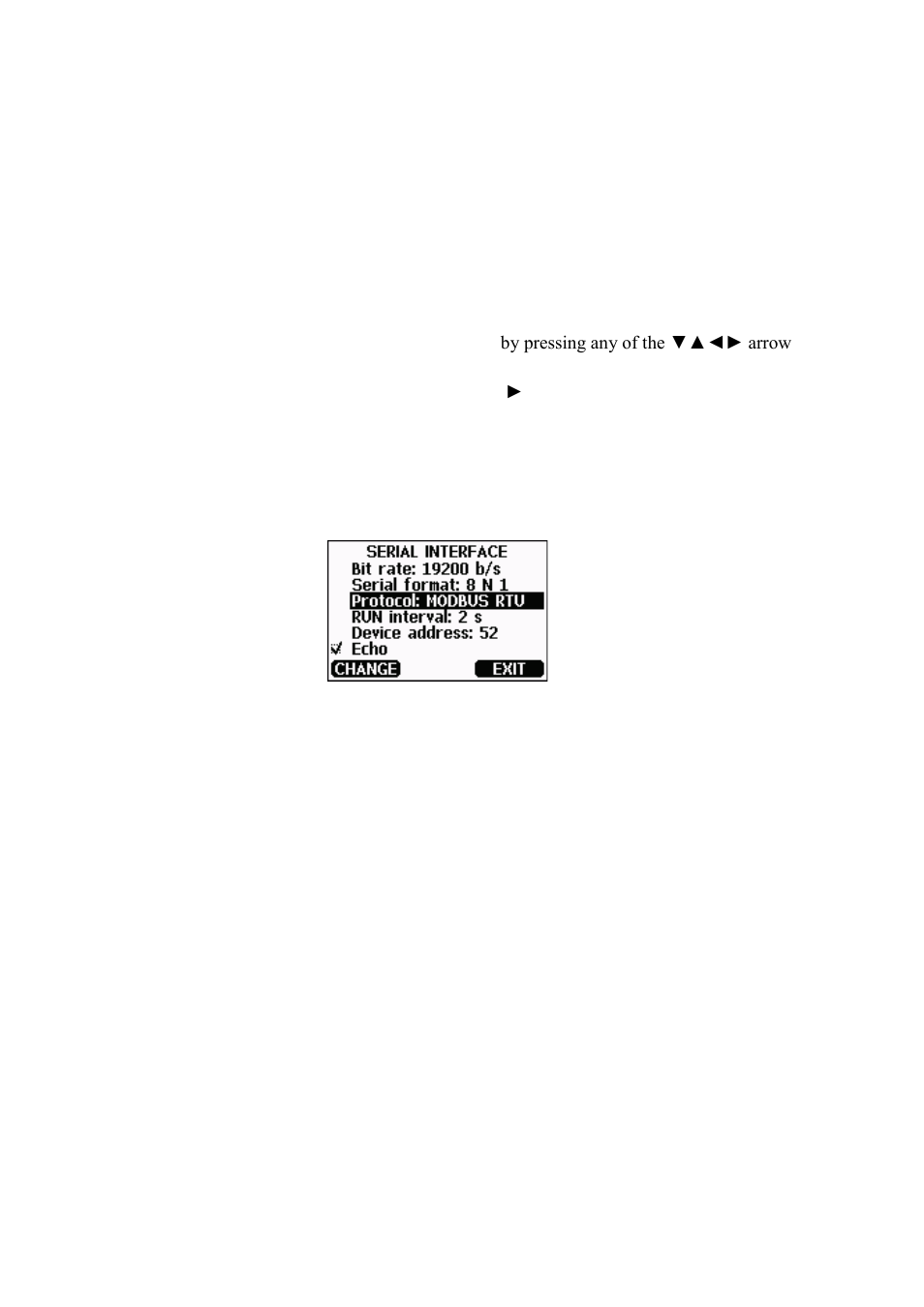 Enabling serial modbus, Using display/keypad (optional), Using serial line | Figure 75, Serial interface settings, Enabling serial modbus on pa | Vaisala DMT340 User Manual | Page 145 / 191