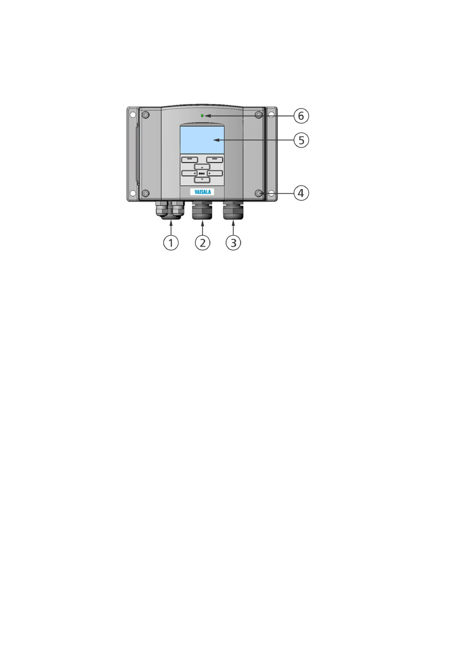 Structure of the transmitter, Figure 1, Transmitter body | Vaisala DMT340 User Manual | Page 22 / 191