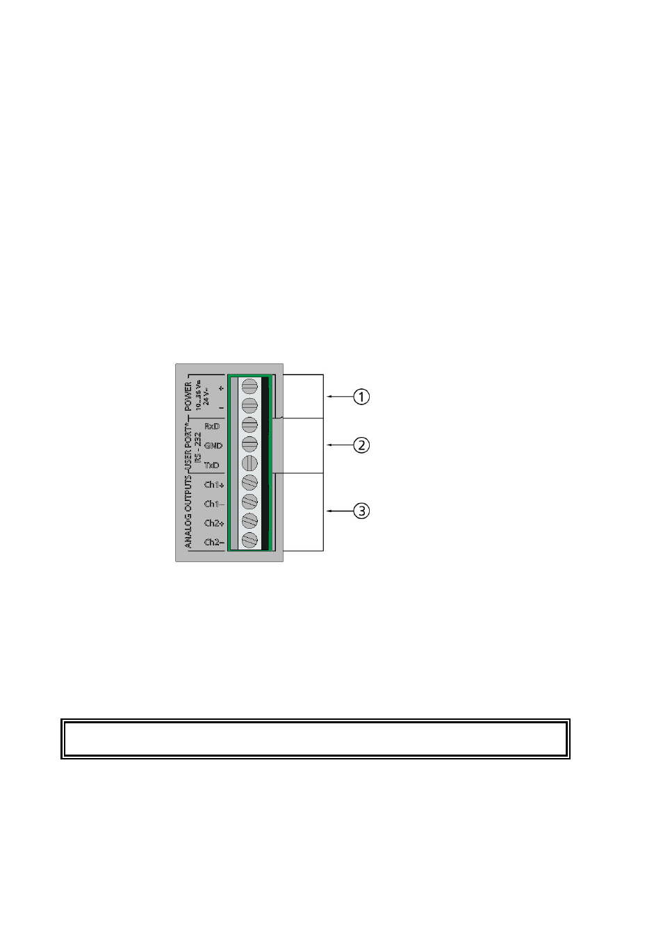 Transmitter housing grounding, Signal and power supply wiring, Figure 17 | Screw terminal block on the motherboard | Vaisala DMT340 User Manual | Page 34 / 191