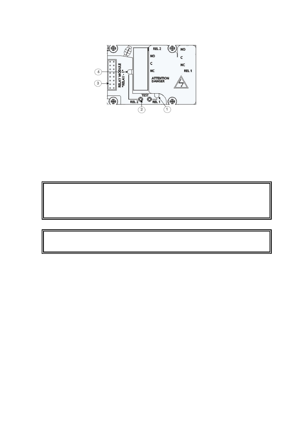 Figure 40, Relay module, Warning | Vaisala DMT340 User Manual | Page 61 / 191