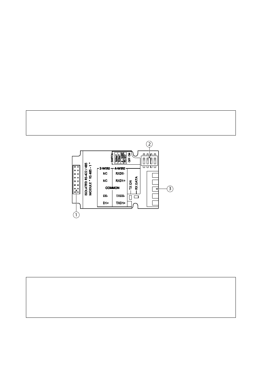 Rs-422/485 interface, Figure 41, Rs-422/485 module | Vaisala DMT340 User Manual | Page 62 / 191