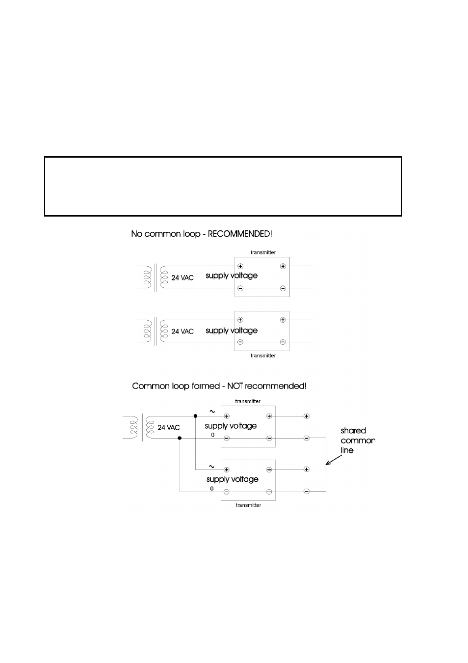 Connections to a 24 vac power supply, Caution | Vaisala DMT346 User Manual | Page 44 / 185