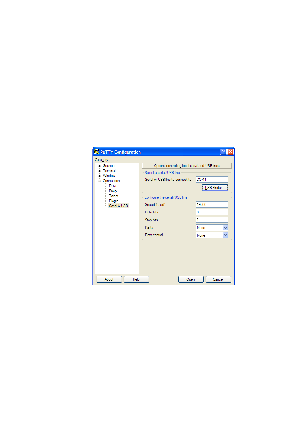 Opening a serial/usb connection | Vaisala DMT346 User Manual | Page 88 / 185