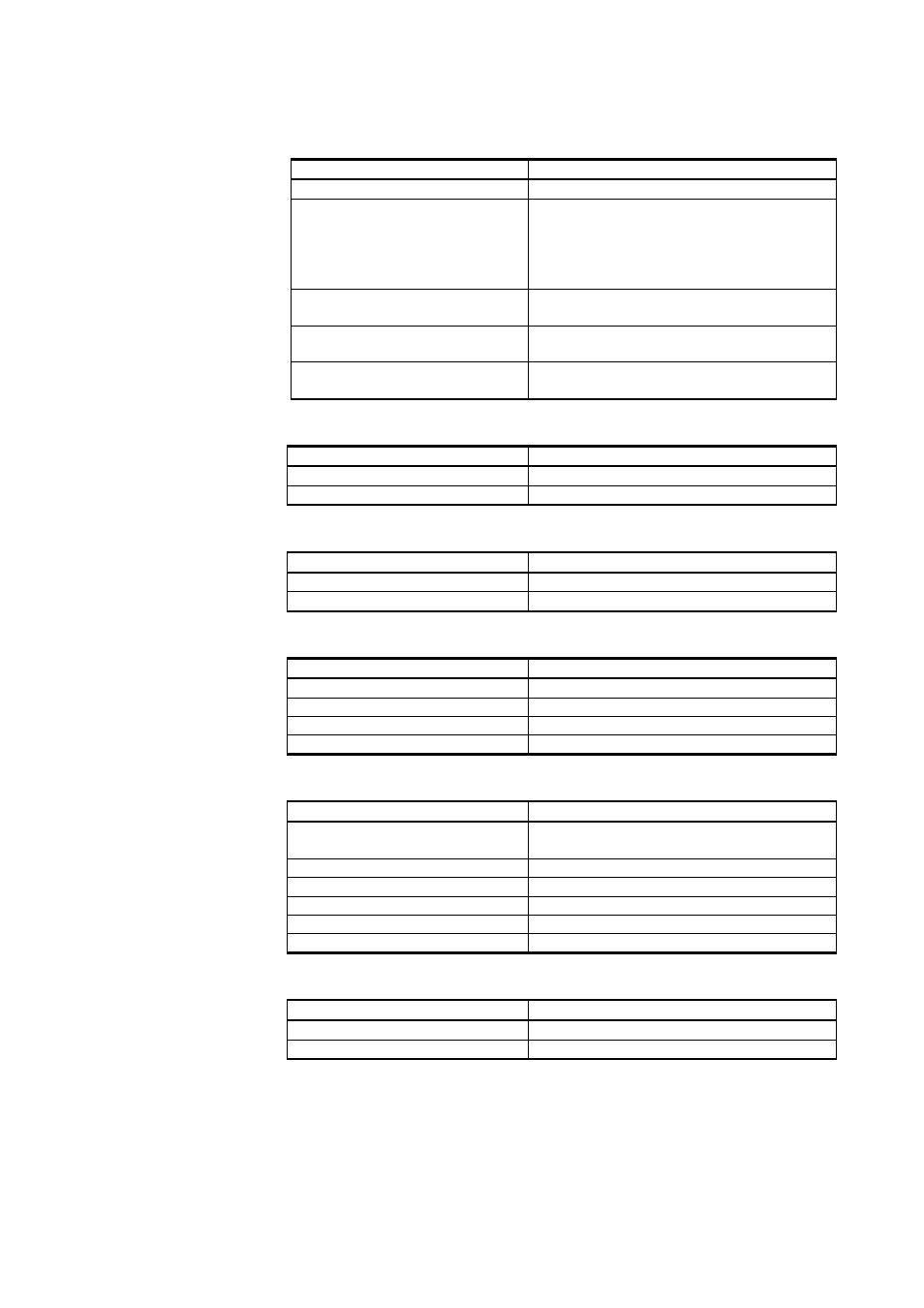 Table 20, Data recording commands, Table 21 | Purge commands, Table 22, Autocalibration commands, Table 23, Calibration and adjustment commands, Table 24, Setting and testing the analog outputs | Vaisala DMT346 User Manual | Page 91 / 185