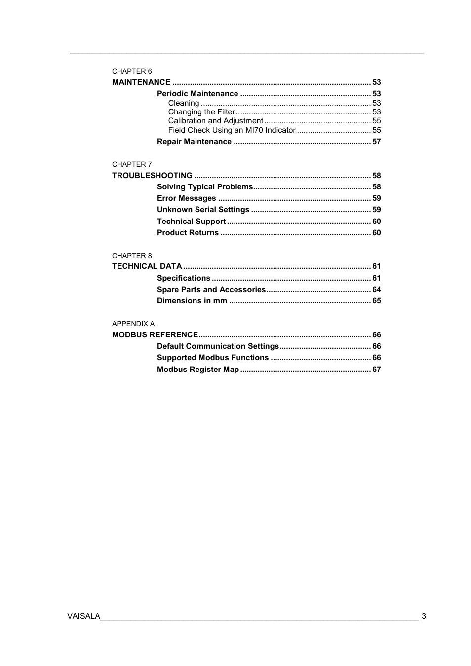 Vaisala DPT146 User Manual | Page 5 / 71