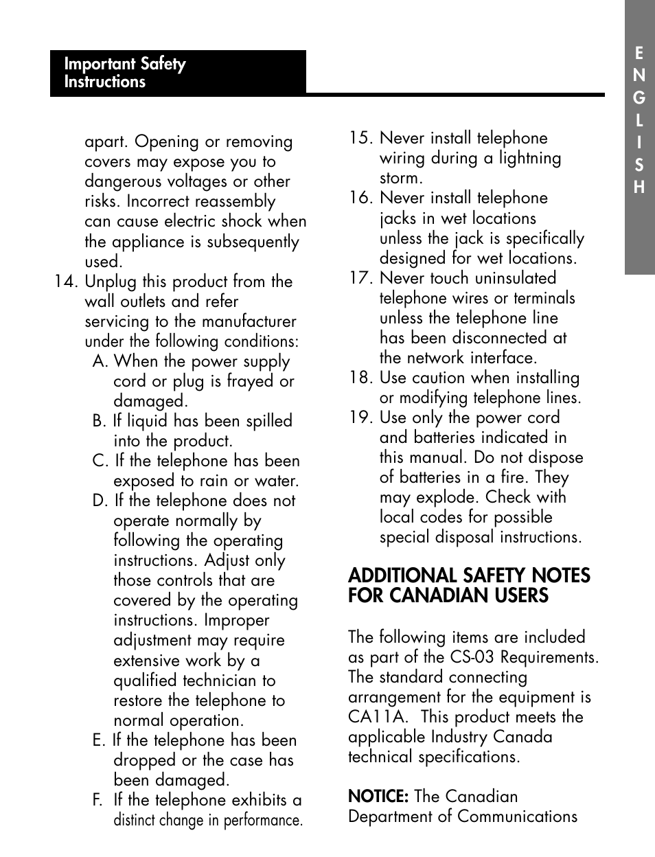 Ameriphone DIALOGUE XL 30 User Manual | Page 4 / 28