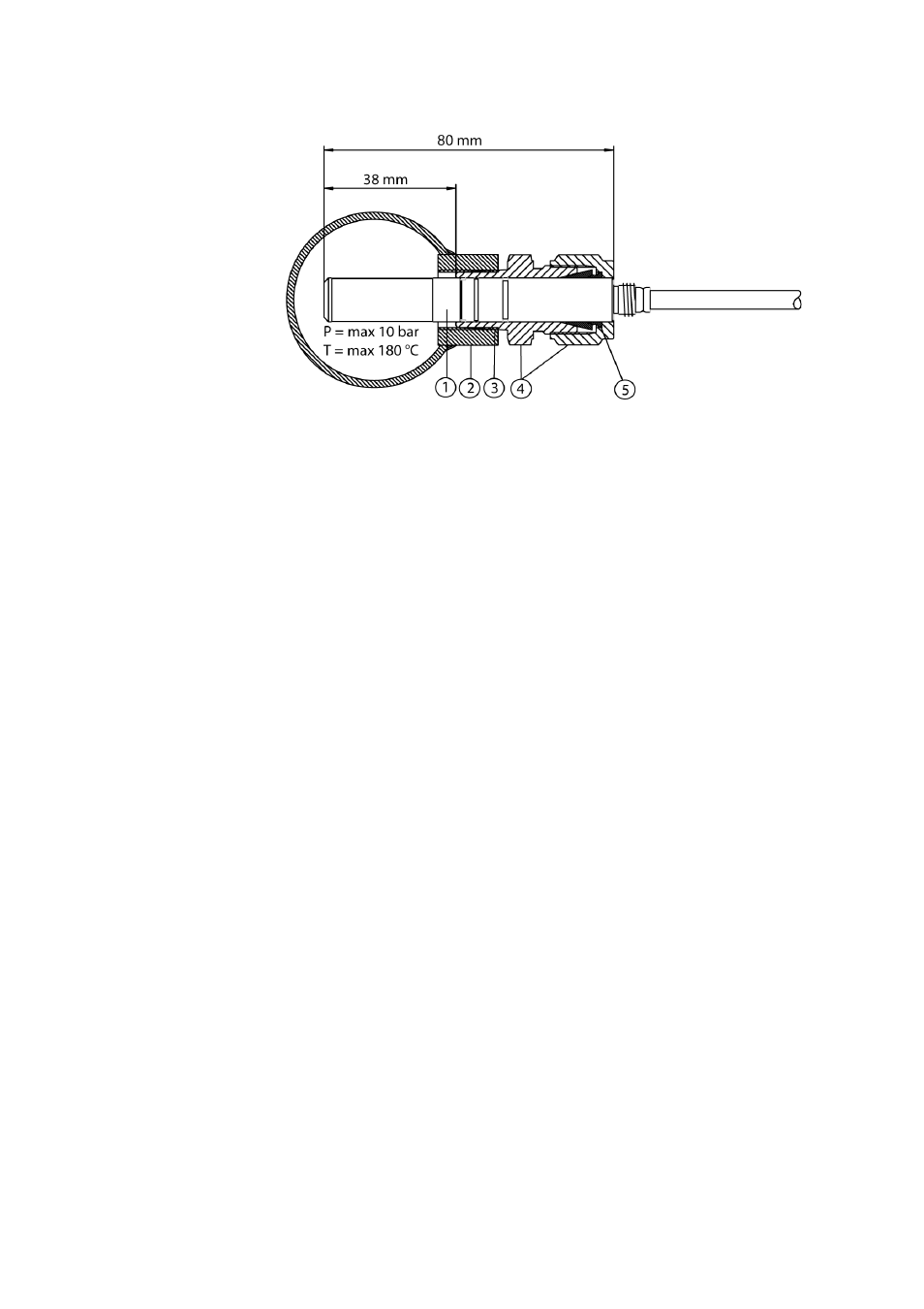 Figure 88, Swagelok installation kit for rh-probe | Vaisala PTU300 User Manual | Page 199 / 217