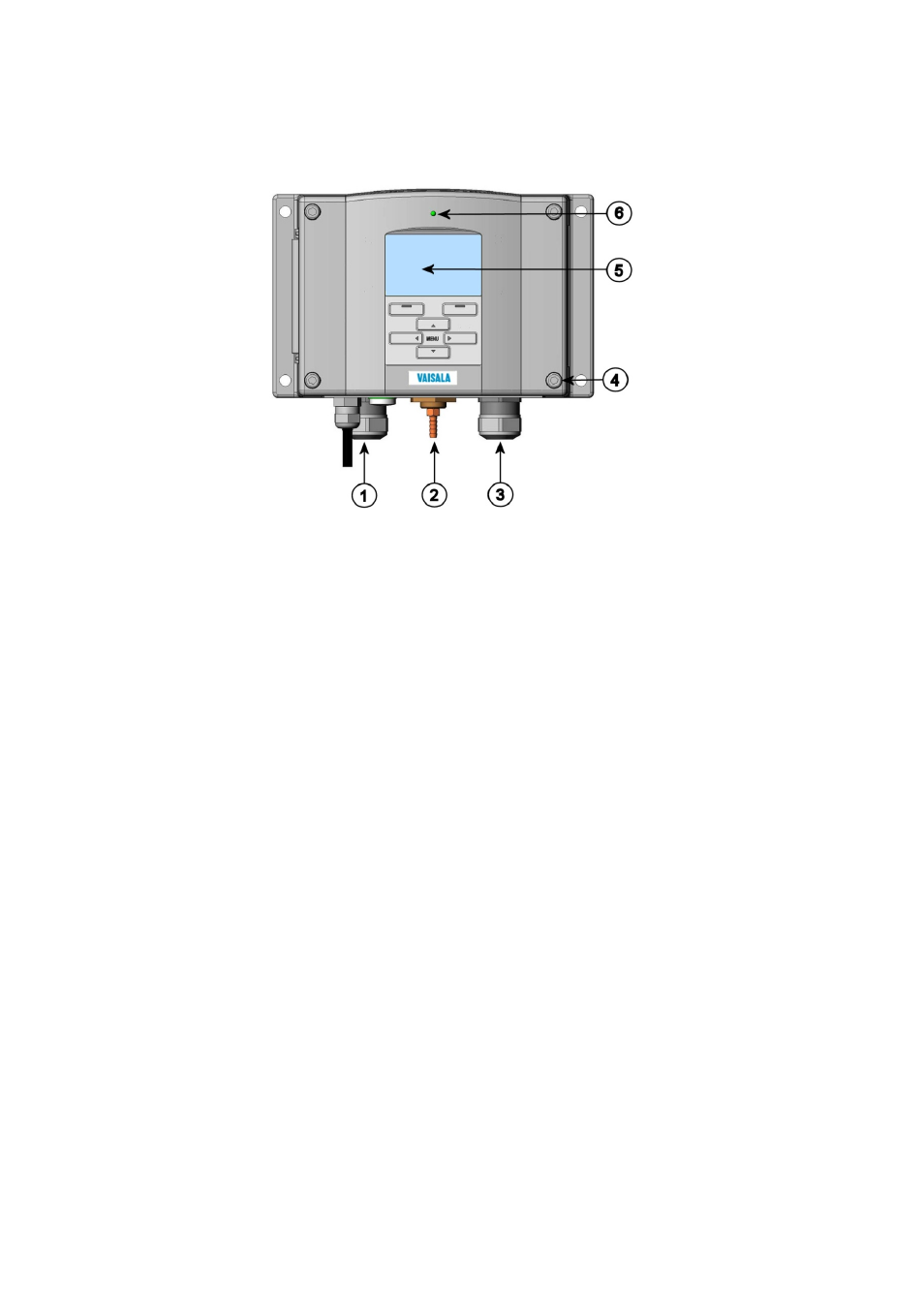 Structure of the transmitter, Figure 1, Transmitter body | Vaisala PTU300 User Manual | Page 26 / 217