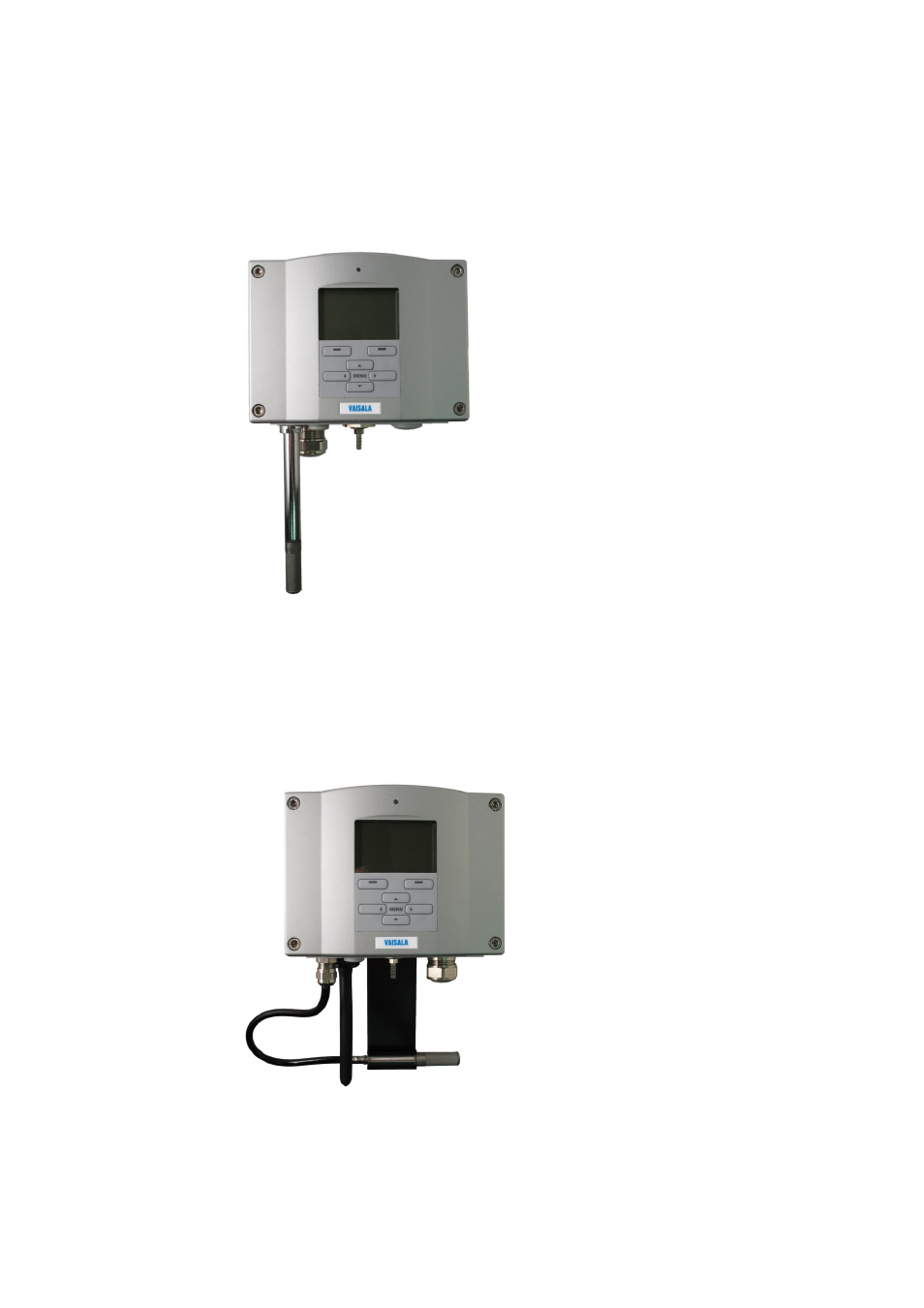 Probe options, Figure 3, Ptu301 fixed probe | Figure 4, Ptu301 short cable probe | Vaisala PTU300 User Manual | Page 28 / 217