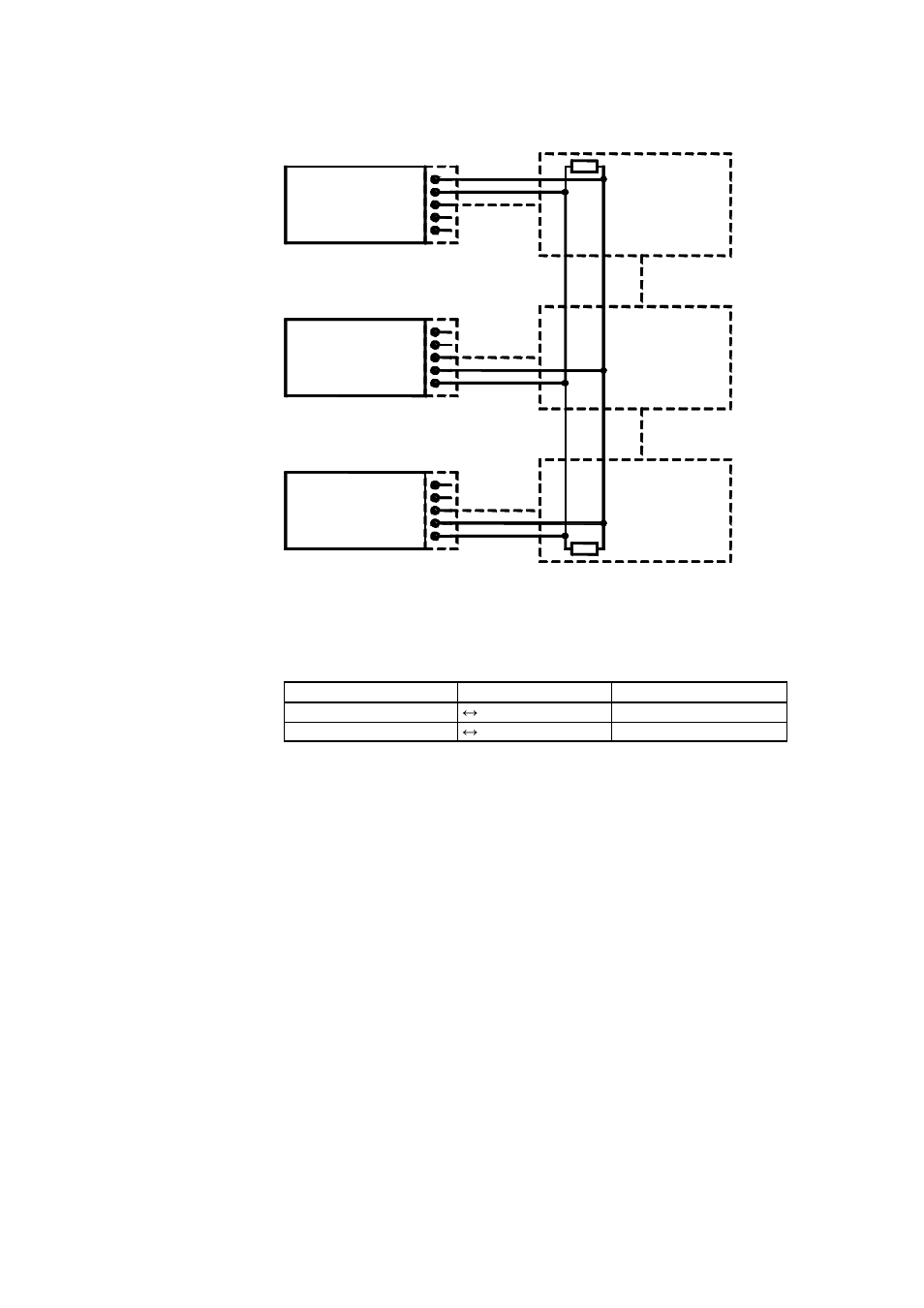 Figure 34, Wire rs-485 bus, Table 11 | Wire (switch 3: off) | Vaisala PTU300 User Manual | Page 62 / 217