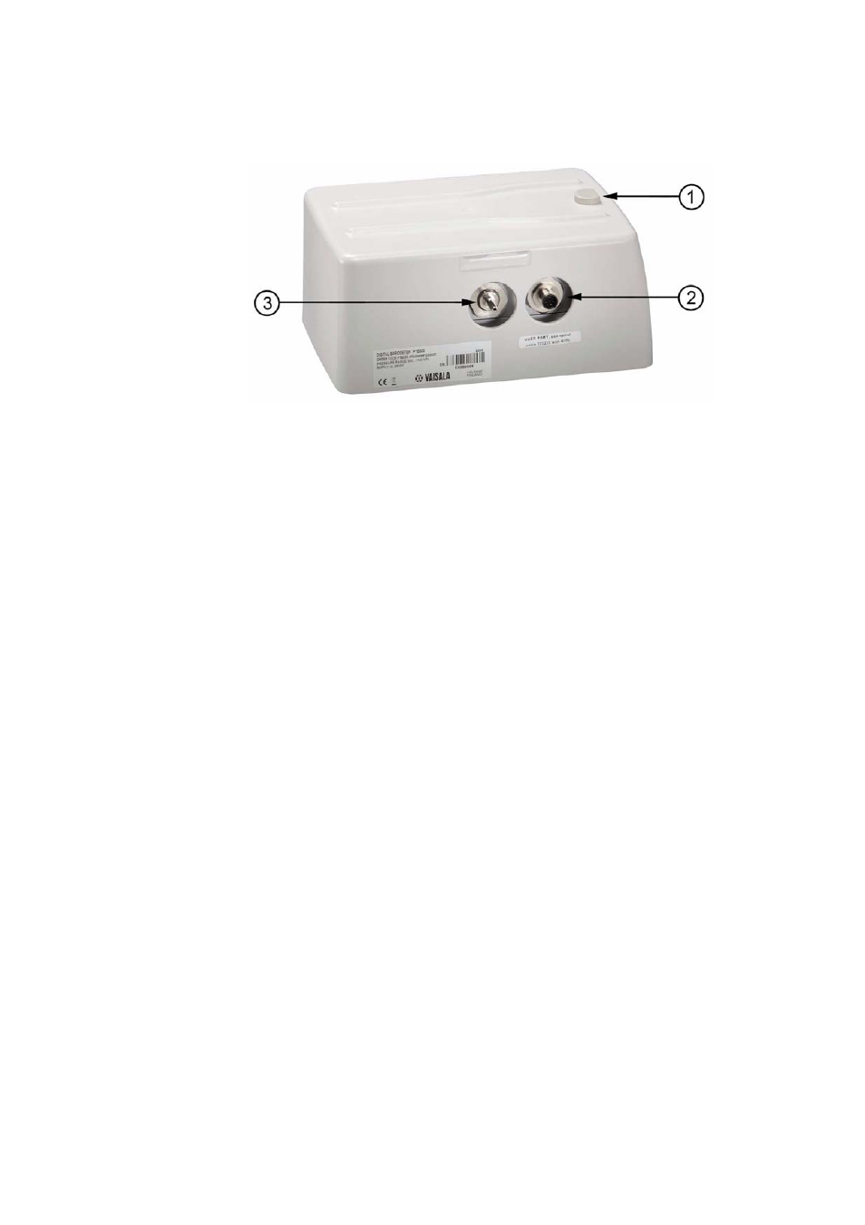 Pressure measurement principle, Figure 3, Ptb330 barometer in tabletop casing | Vaisala PTB330TS User Manual | Page 22 / 89