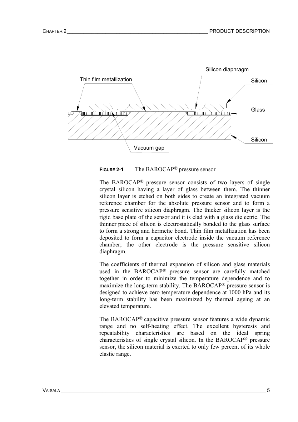 Vaisala PTB220 User Manual | Page 11 / 113