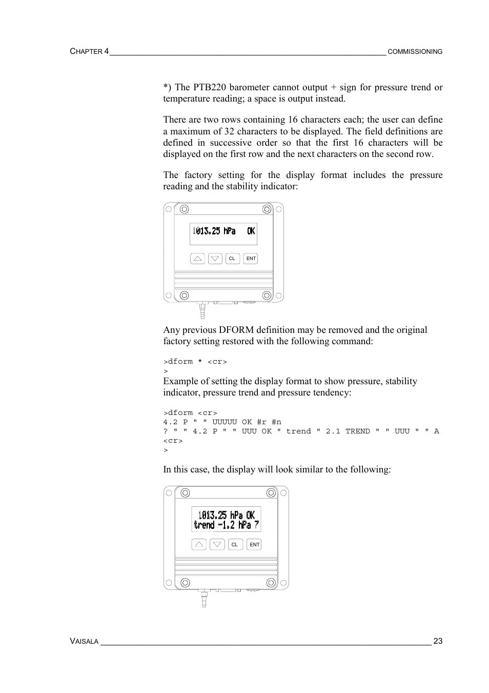Vaisala PTB220 User Manual | Page 29 / 113