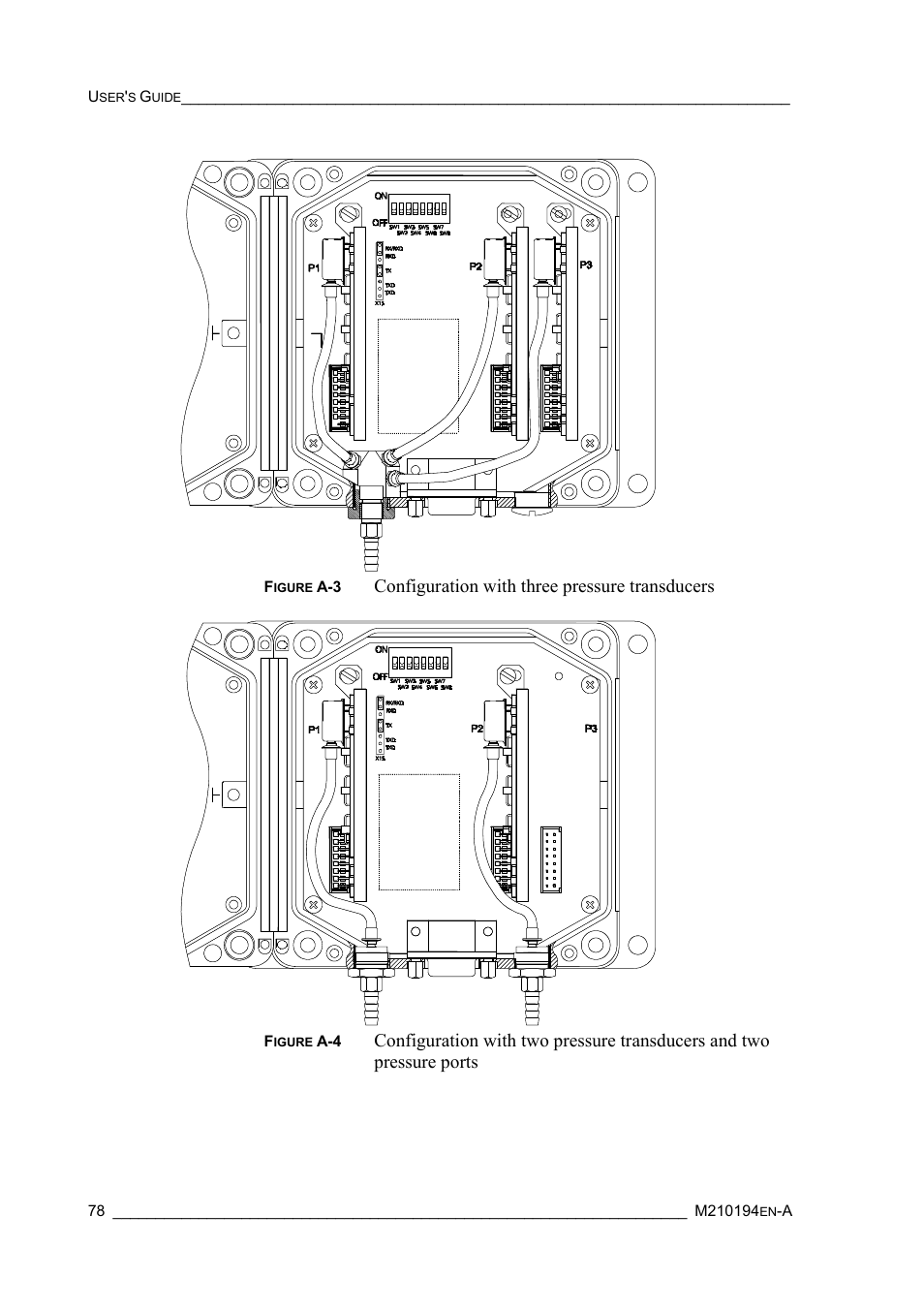 Configuration with three pressure transducers | Vaisala PTB220 User Manual | Page 84 / 113