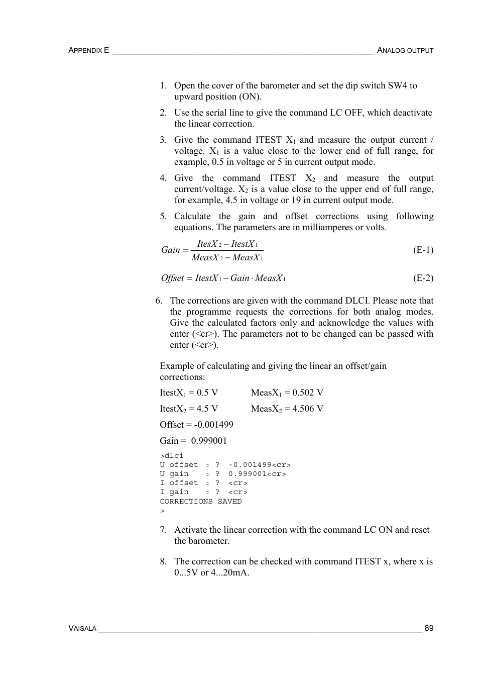 Vaisala PTB220 User Manual | Page 95 / 113