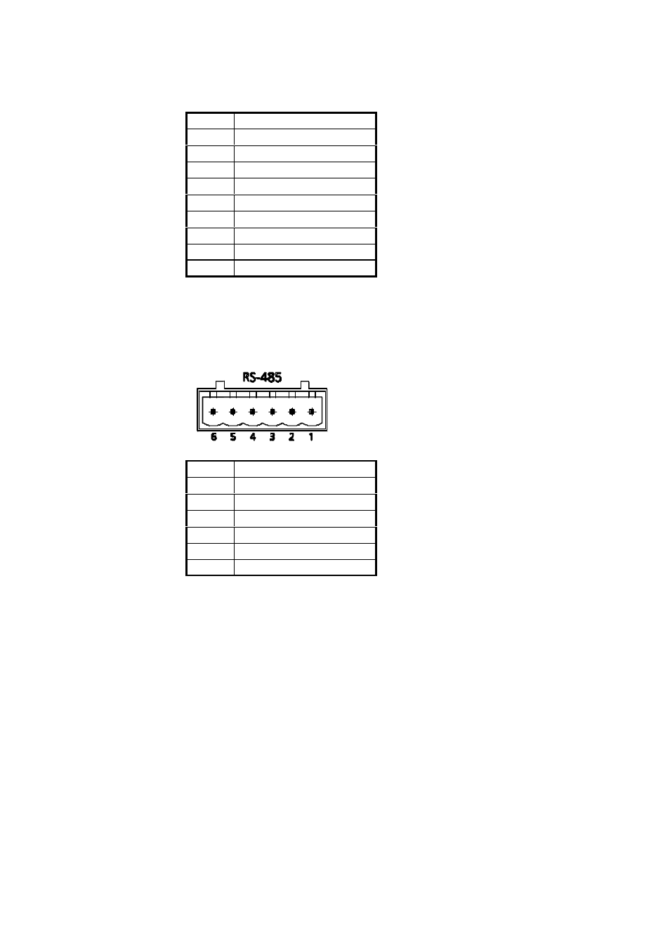 Rs485, Led indicators | Vaisala PTB220 User Manual | Page 7 / 10