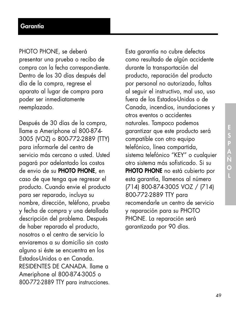 Ameriphone P-300 User Manual | Page 52 / 80