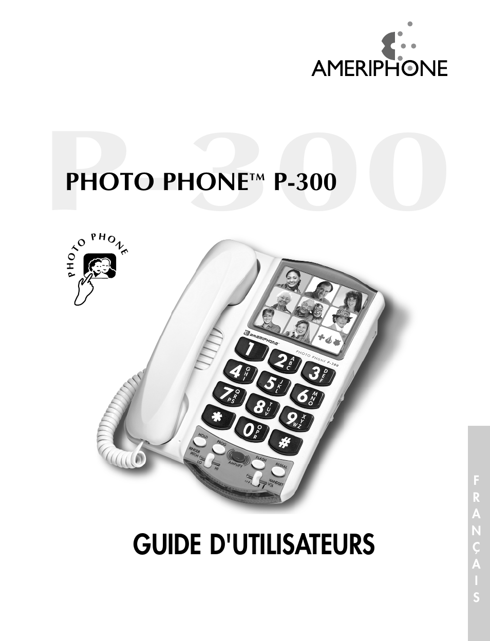 P-300, Guide d'utilisateurs, Photo phone | Ameriphone P-300 User Manual | Page 56 / 80