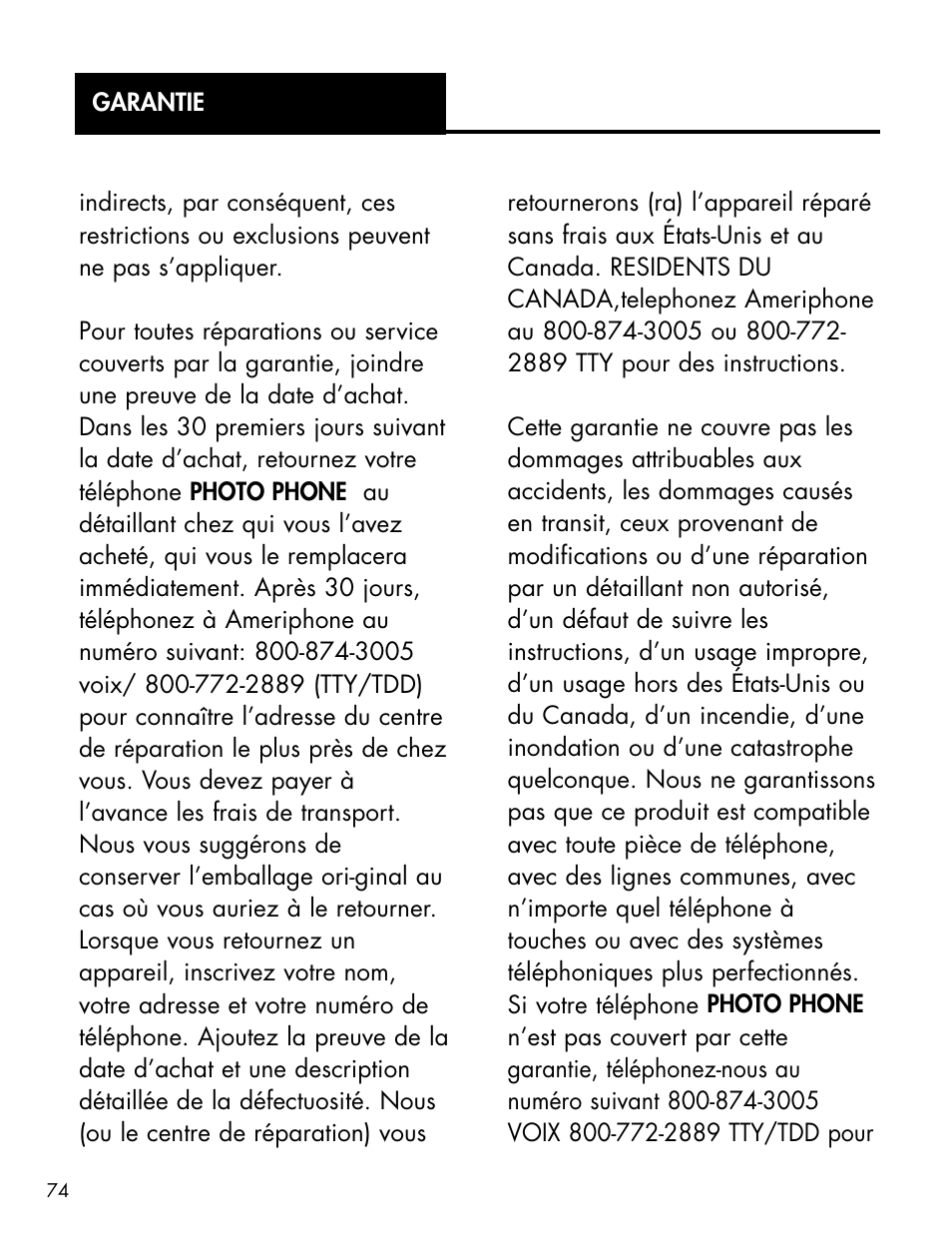 Ameriphone P-300 User Manual | Page 77 / 80
