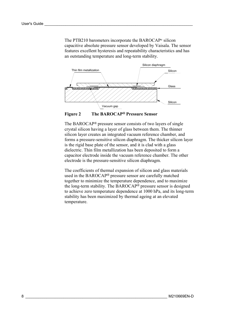 Vaisala PTB210 (serial) User Manual | Page 10 / 32