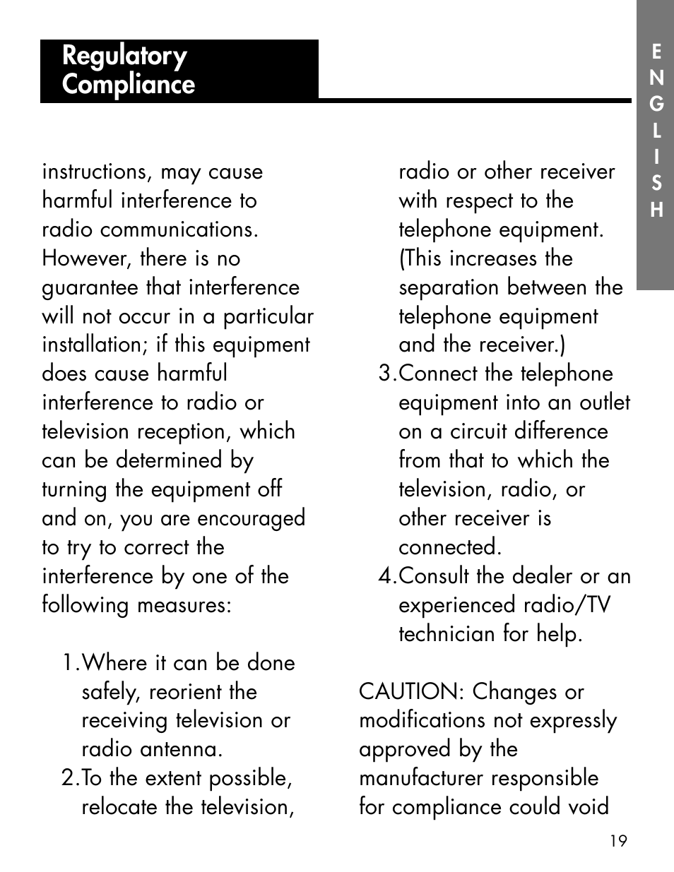 Regulatory compliance | Ameriphone ALERTMASTER AM-RX2 User Manual | Page 22 / 83