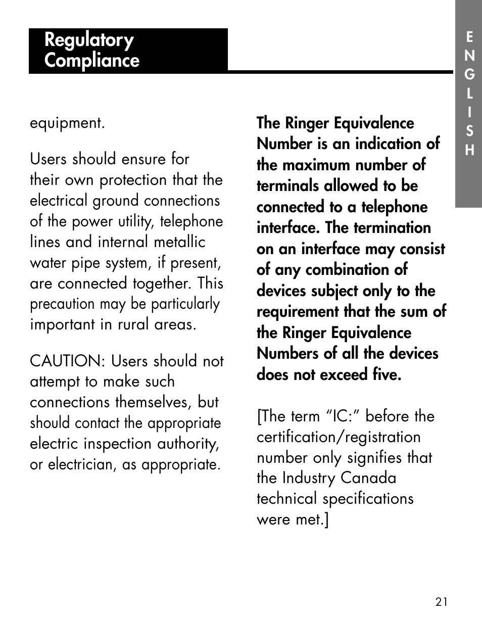 Regulatory compliance | Ameriphone ALERTMASTER AM-RX2 User Manual | Page 24 / 83