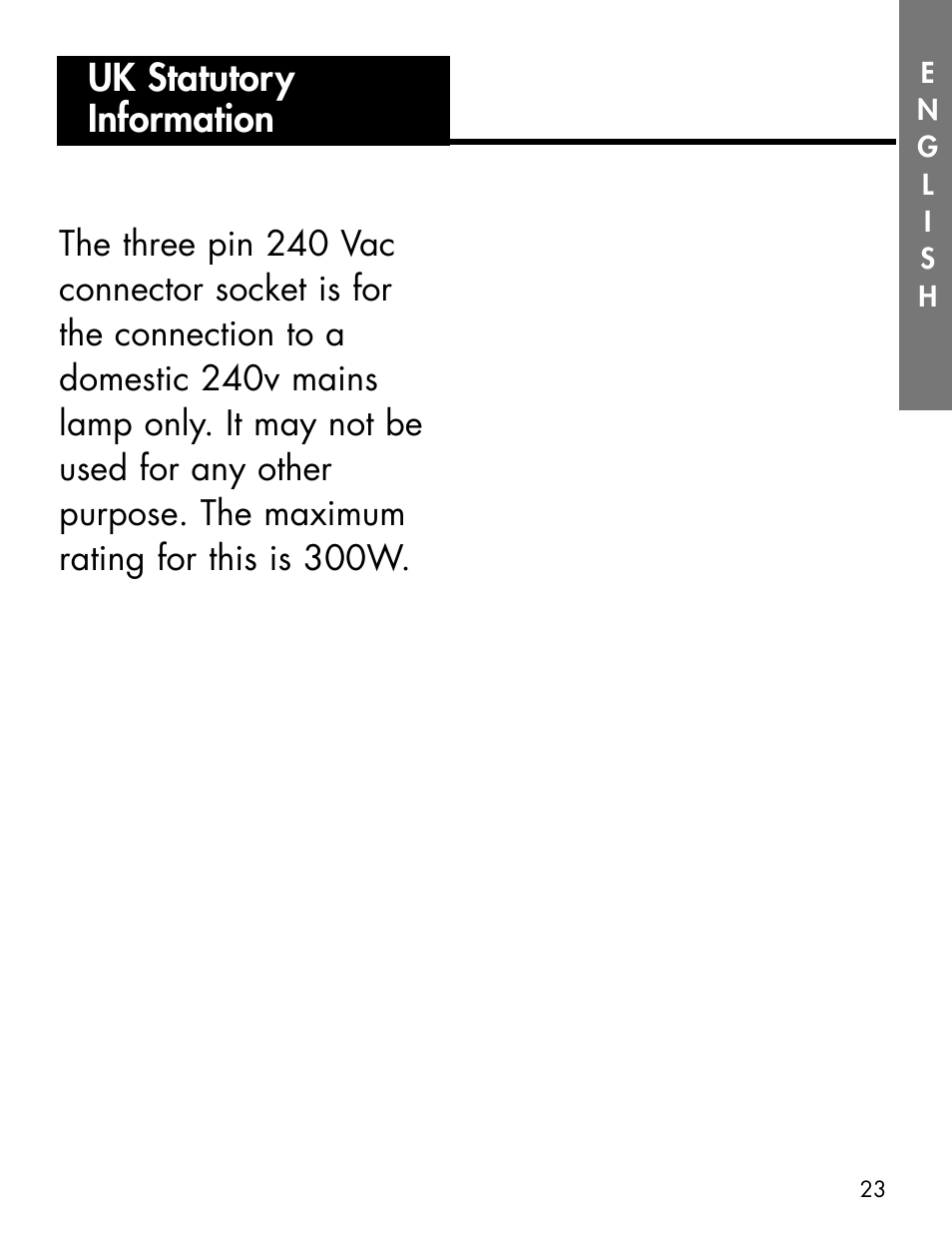 Uk statutory information | Ameriphone ALERTMASTER AM-RX2 User Manual | Page 26 / 83