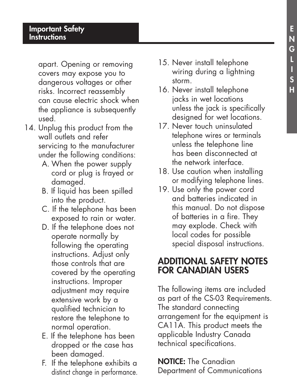 Ameriphone AMPLIFIED TELEPHONE User Manual | Page 4 / 88