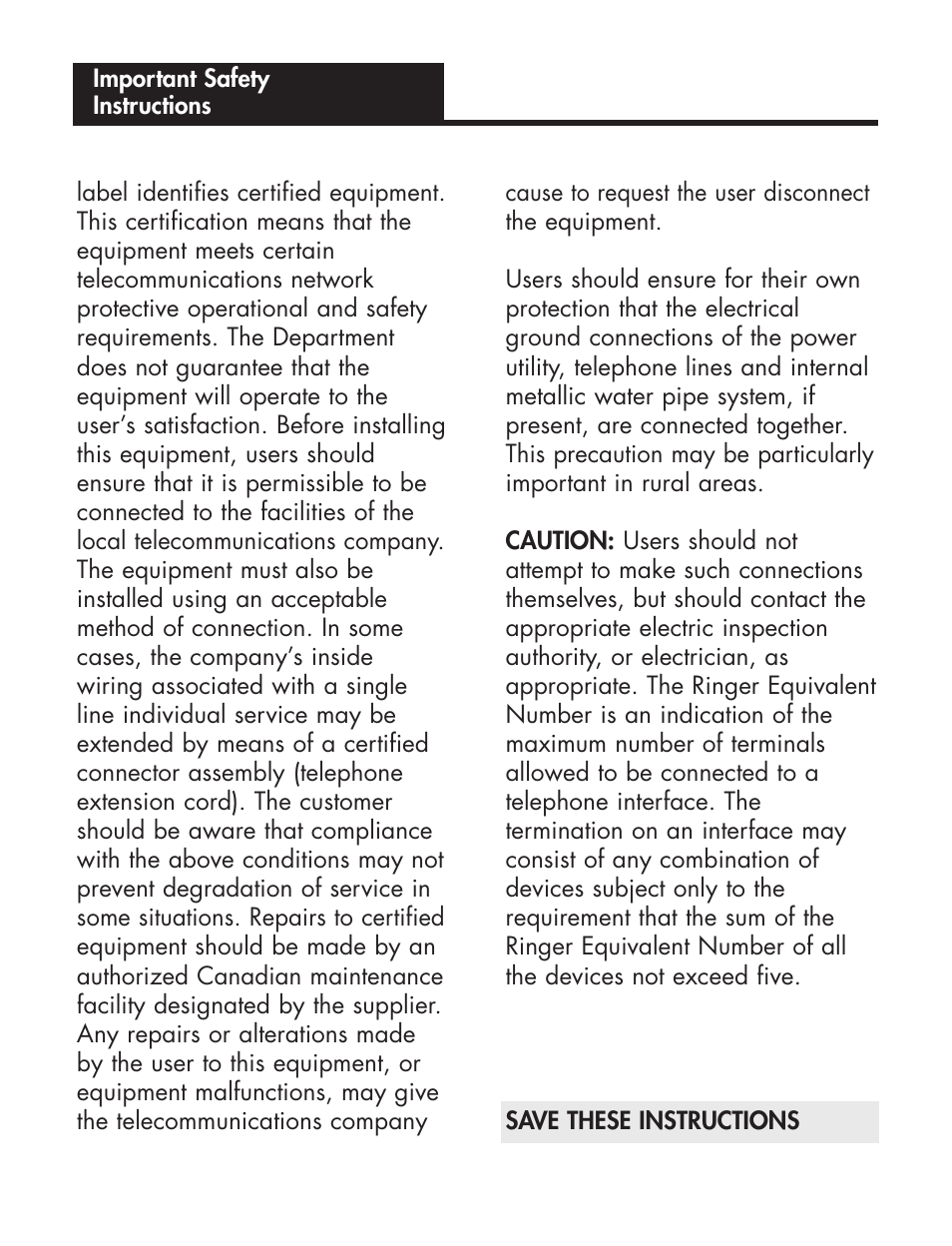 Ameriphone AMPLIFIED TELEPHONE User Manual | Page 5 / 88