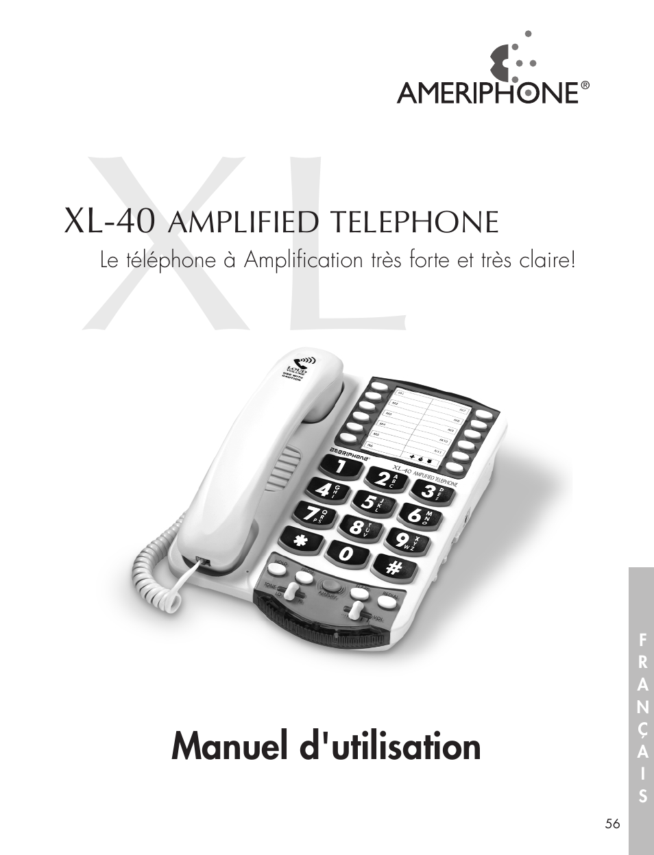Ameriphone AMPLIFIED TELEPHONE User Manual | Page 62 / 88