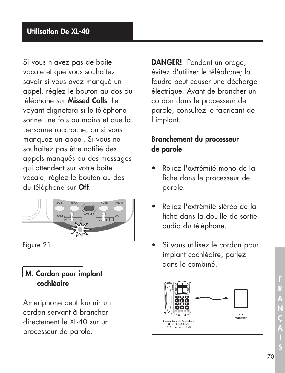 Ameriphone AMPLIFIED TELEPHONE User Manual | Page 76 / 88