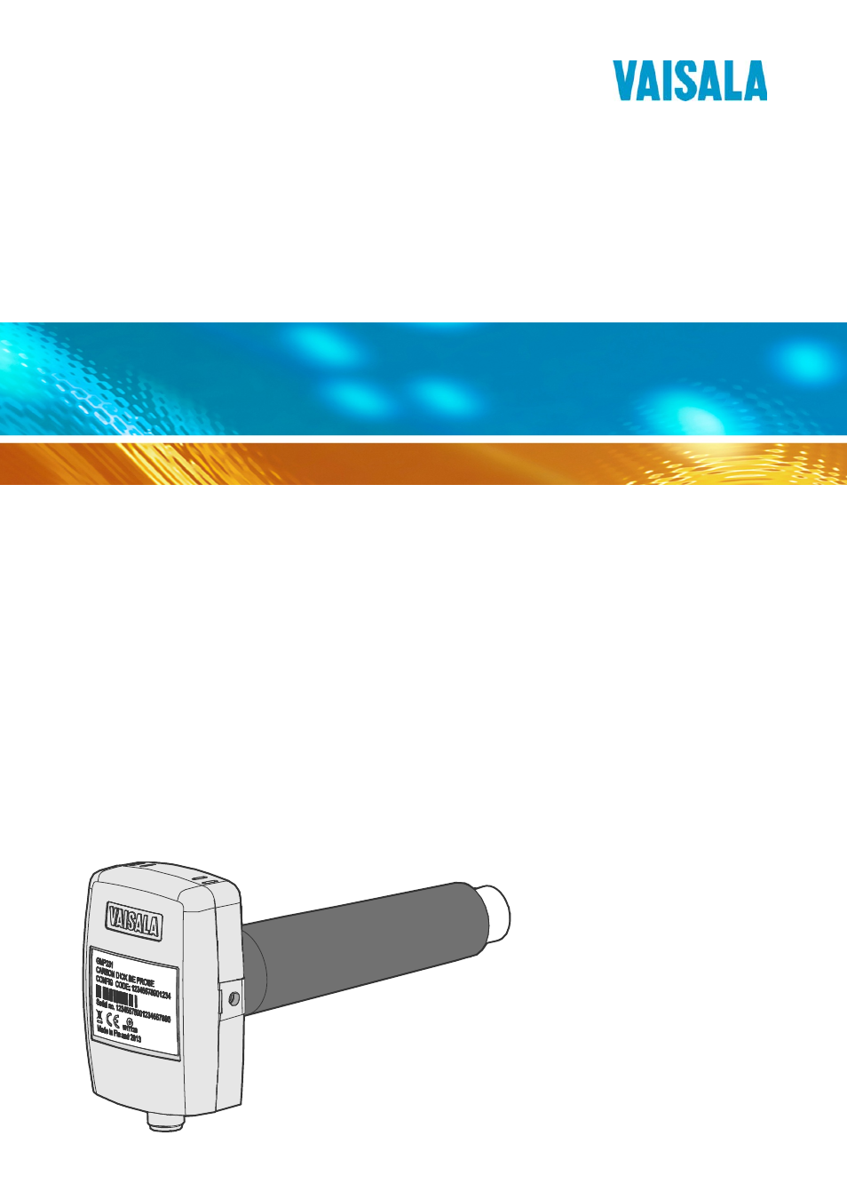 Vaisala GMP231 User Manual | 90 pages