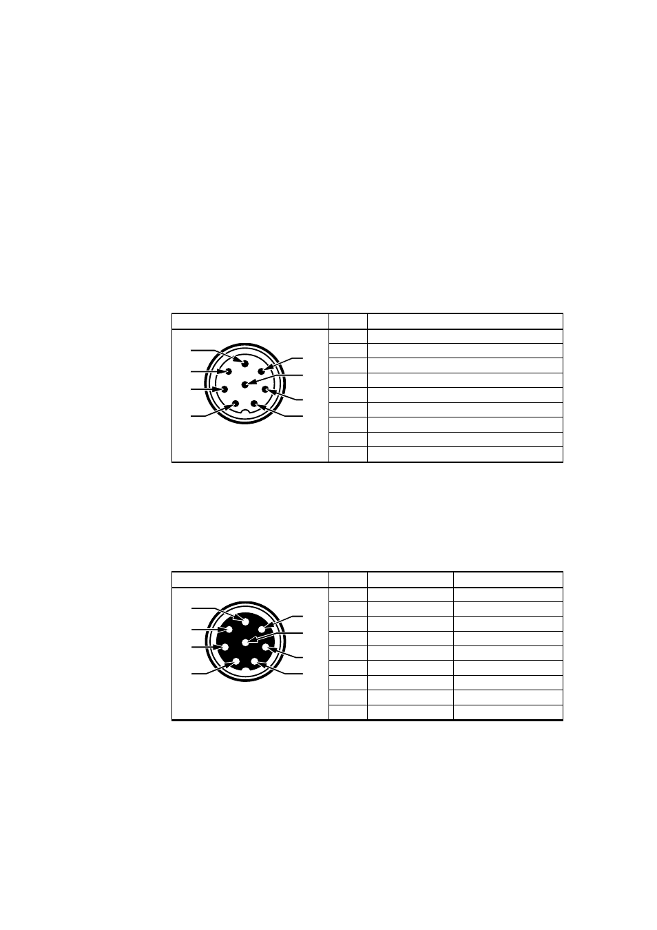 Wiring, Power supply, Table 4 | Gmp231 connector pinout, Table 5, Cable drw240977 | Vaisala GMP231 User Manual | Page 26 / 90