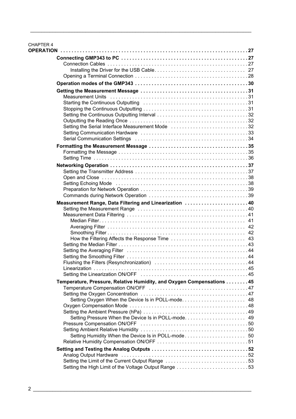 Vaisala GMP343 User Manual | Page 4 / 94