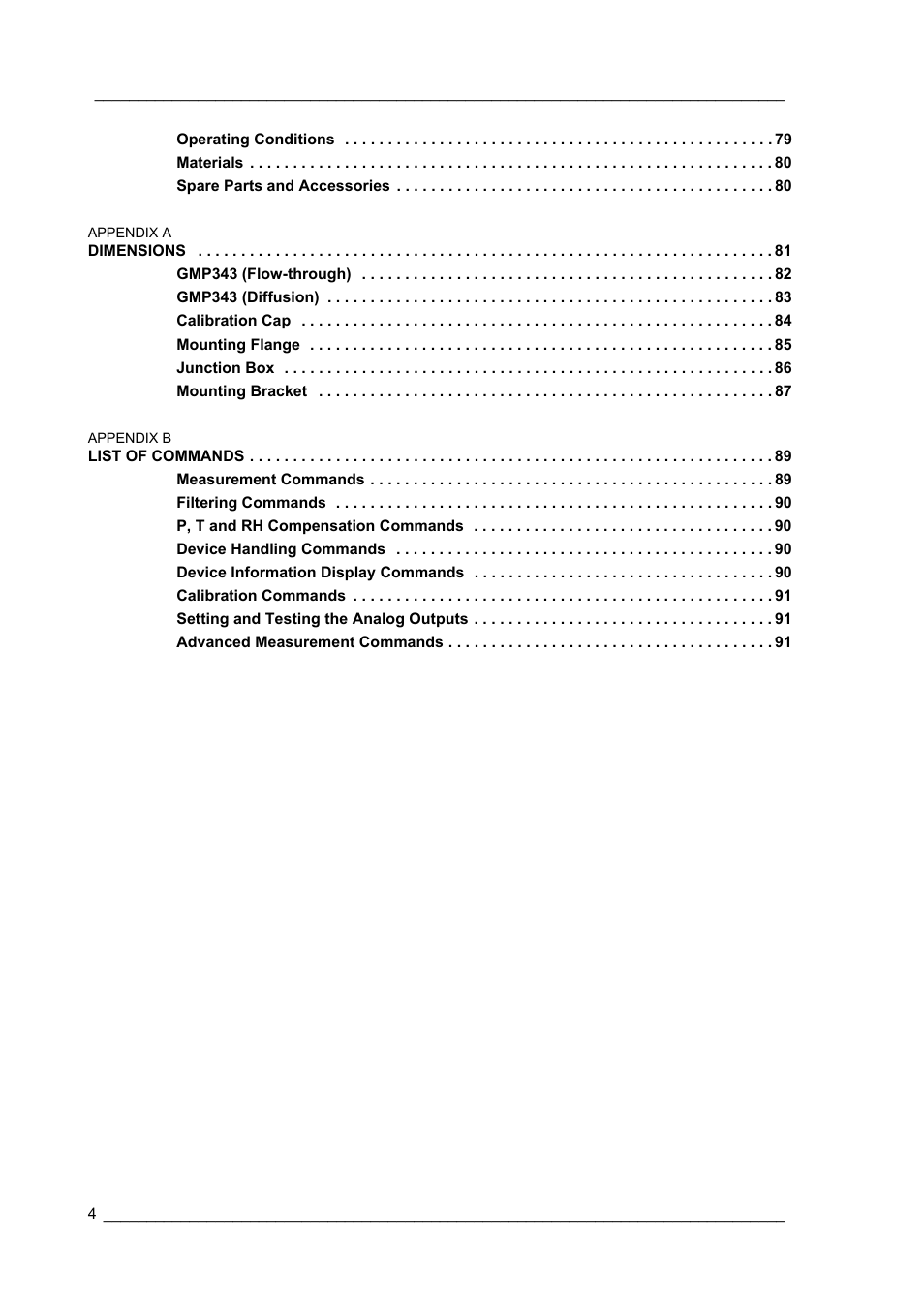 Vaisala GMP343 User Manual | Page 6 / 94