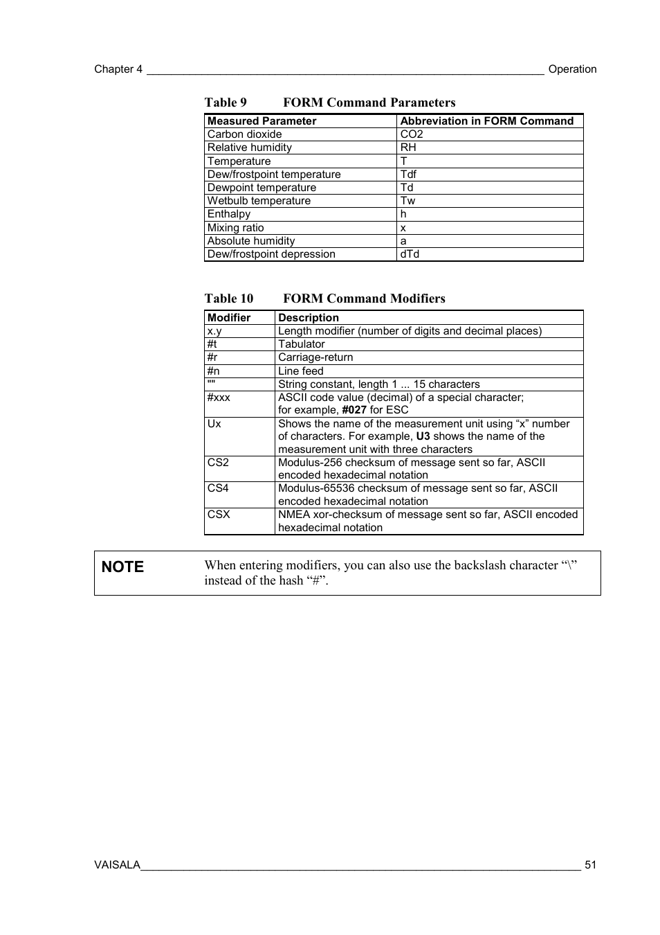 Vaisala GMW90 User Manual | Page 53 / 101