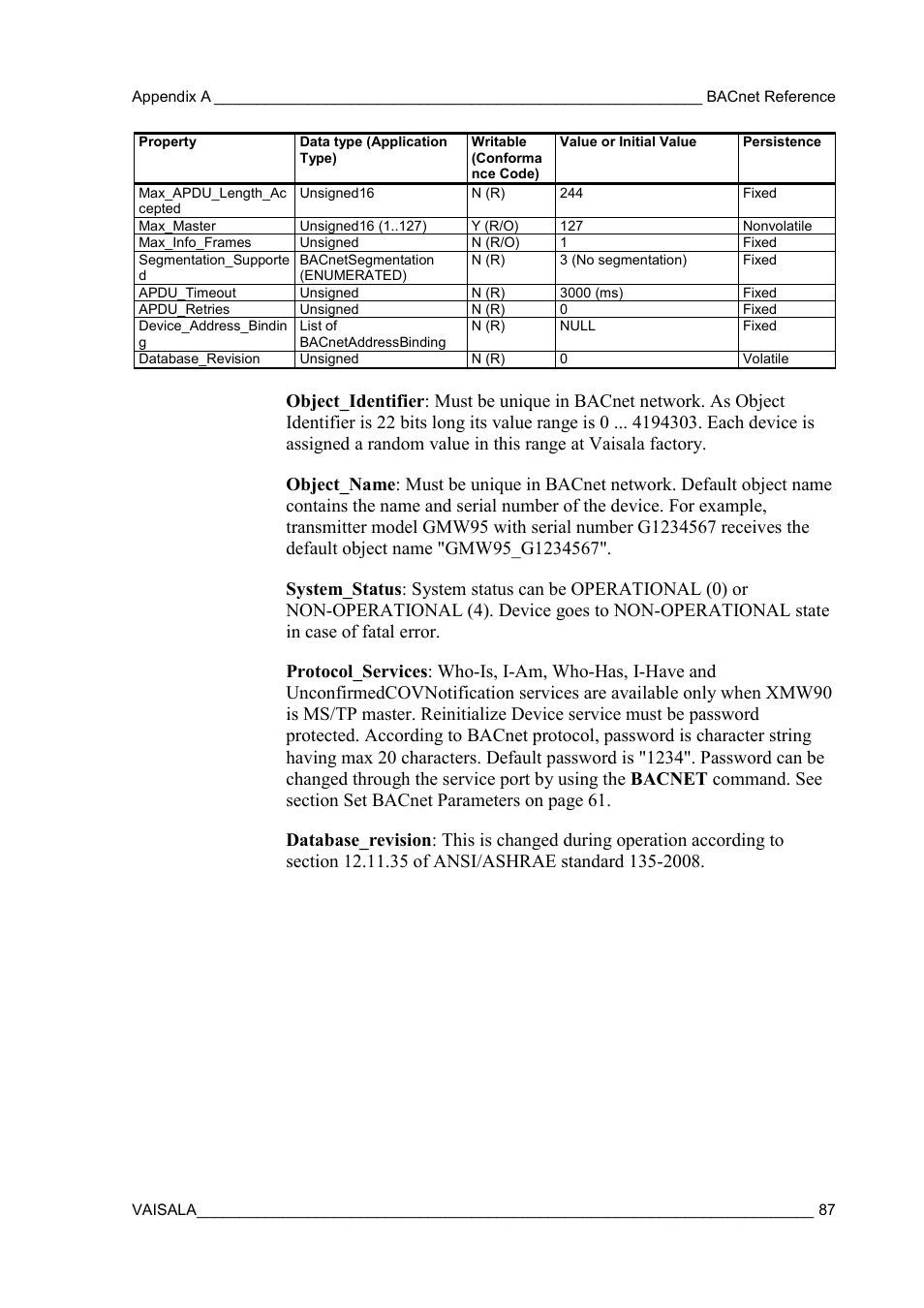 Vaisala GMW90 User Manual | Page 89 / 101
