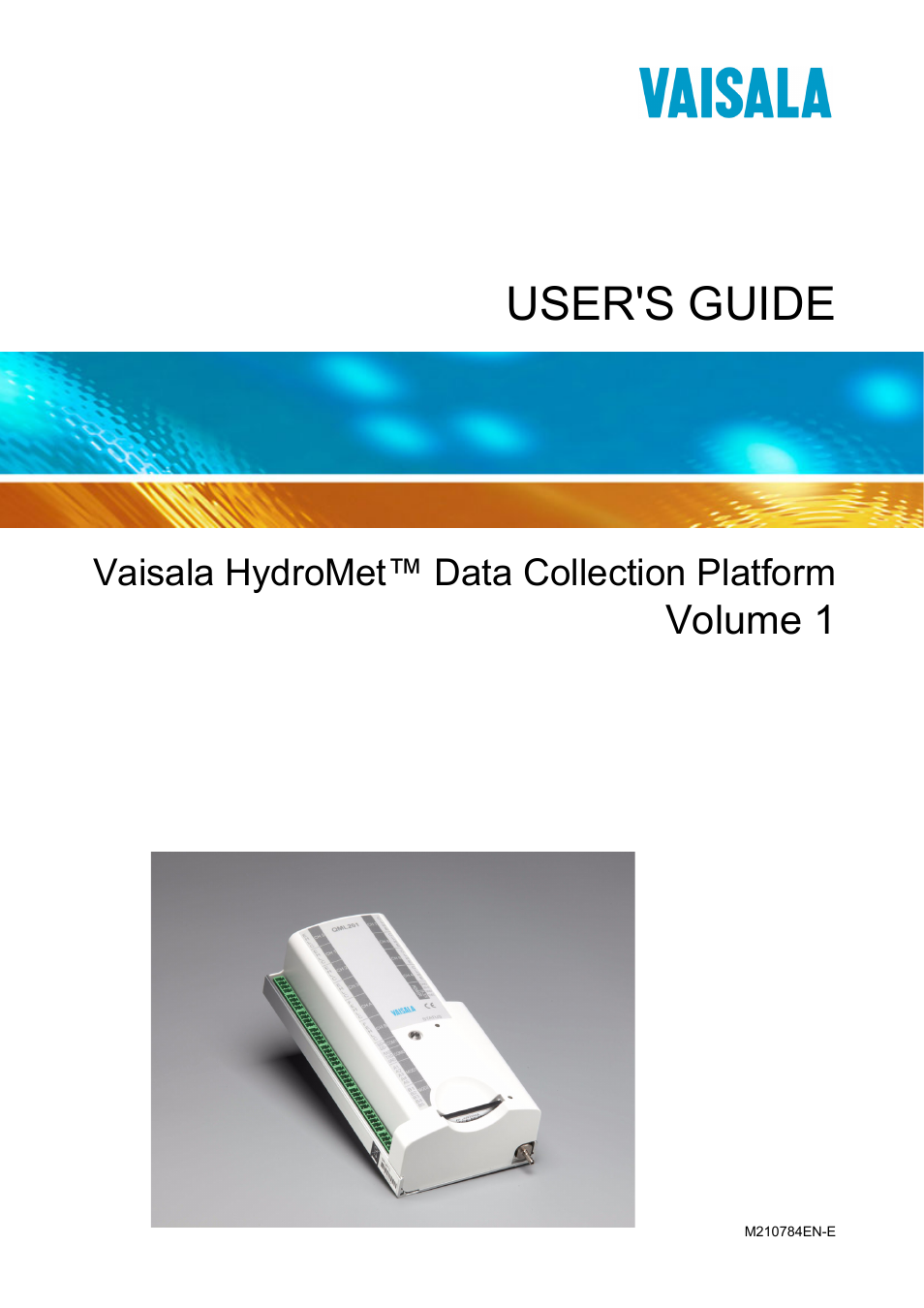 Vaisala Hydromet Data Collection Platform User Manual | 160 pages