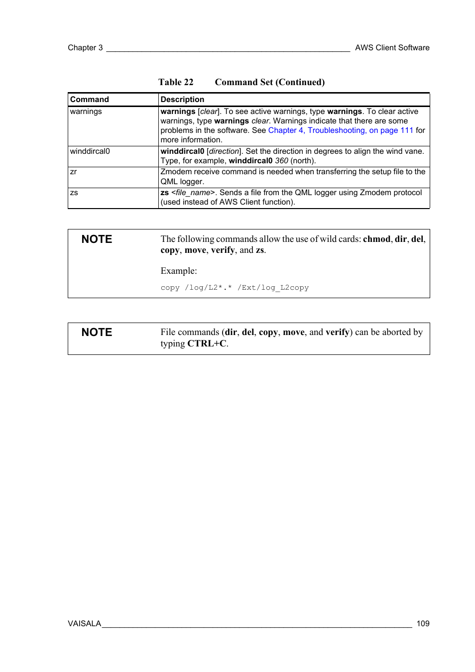 Vaisala Hydromet Data Collection Platform User Manual | Page 111 / 160
