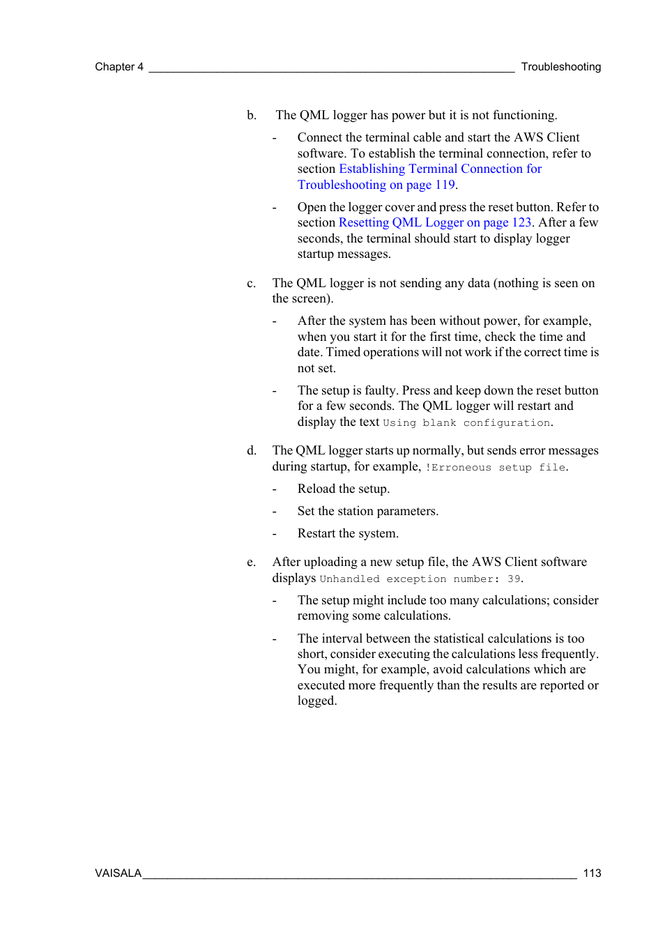 Vaisala Hydromet Data Collection Platform User Manual | Page 115 / 160