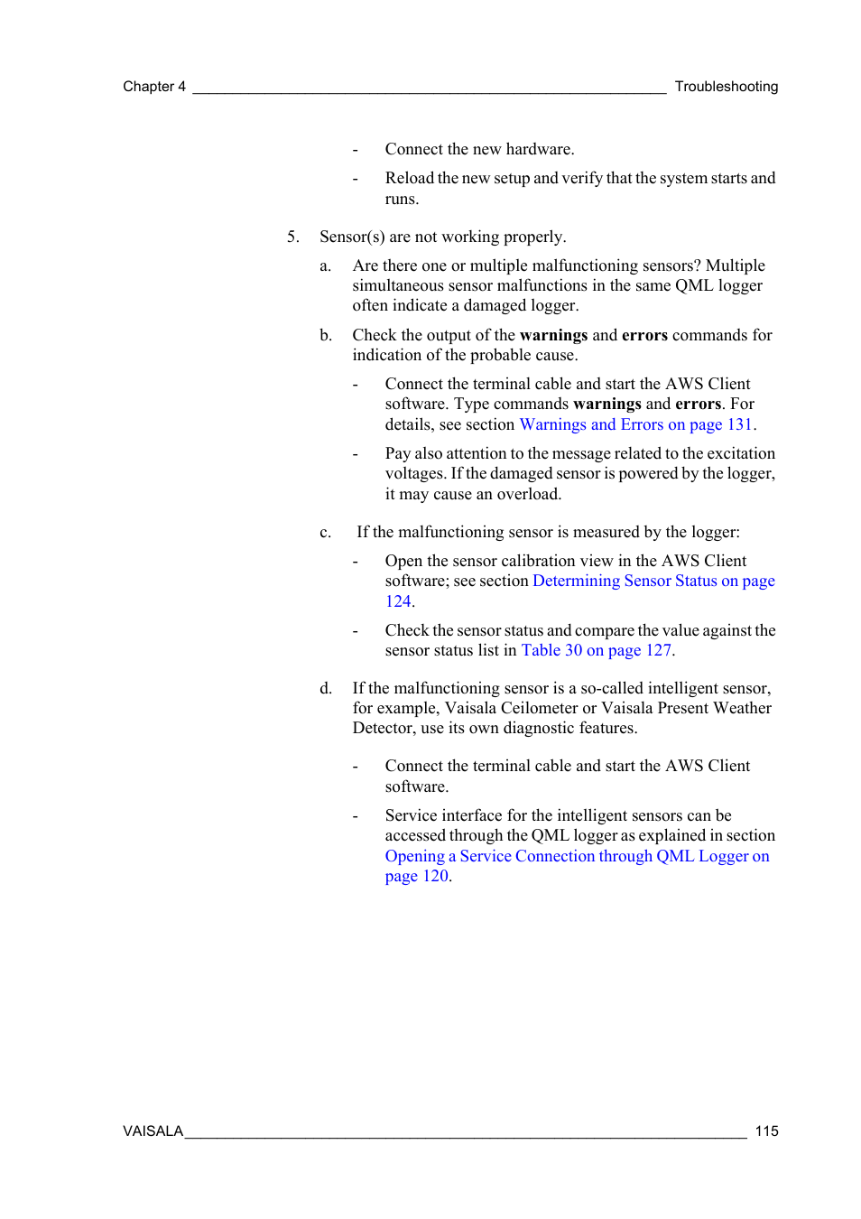 Vaisala Hydromet Data Collection Platform User Manual | Page 117 / 160