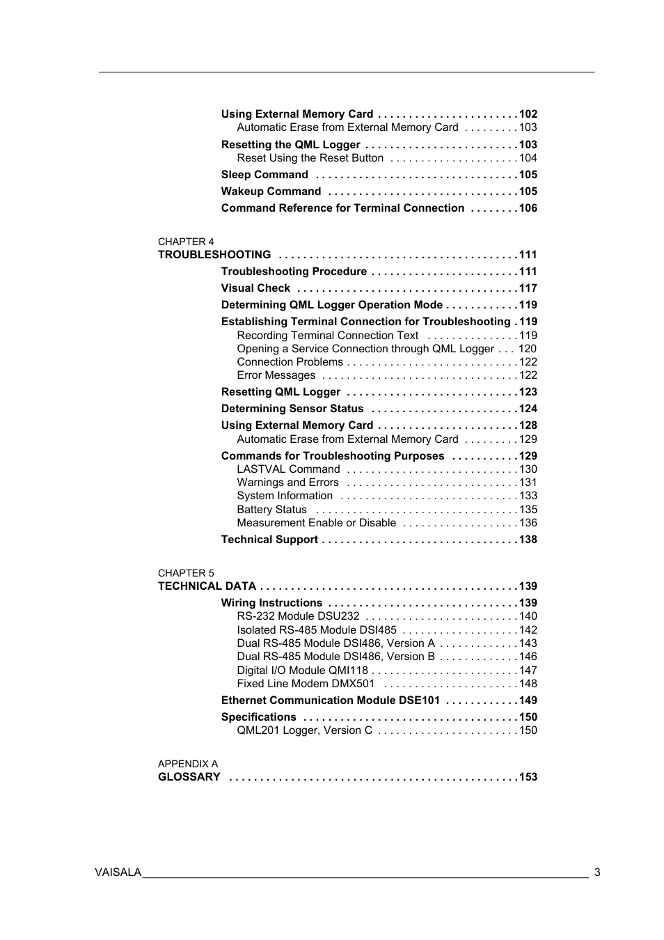 Vaisala Hydromet Data Collection Platform User Manual | Page 5 / 160