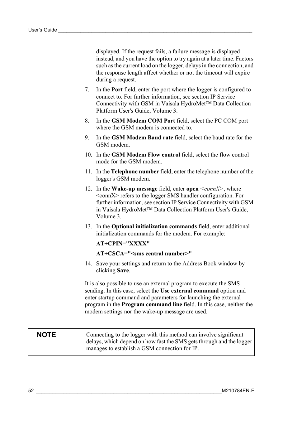 Vaisala Hydromet Data Collection Platform User Manual | Page 54 / 160